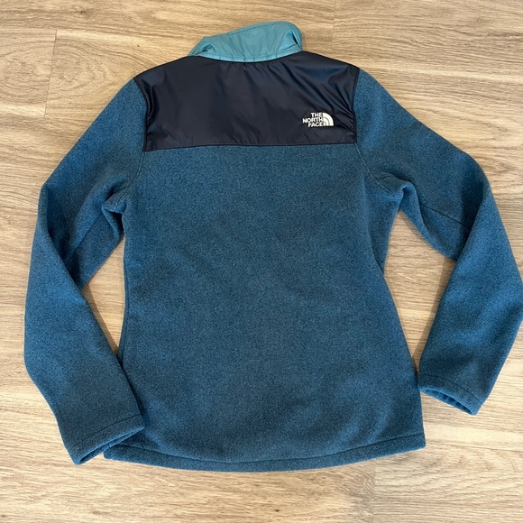 NORTH FACE BLUE FLEECE HALF ZIP SIZE XS - Picture 4 of 5
